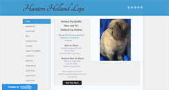 Desktop Screenshot of huntershollandlops.com